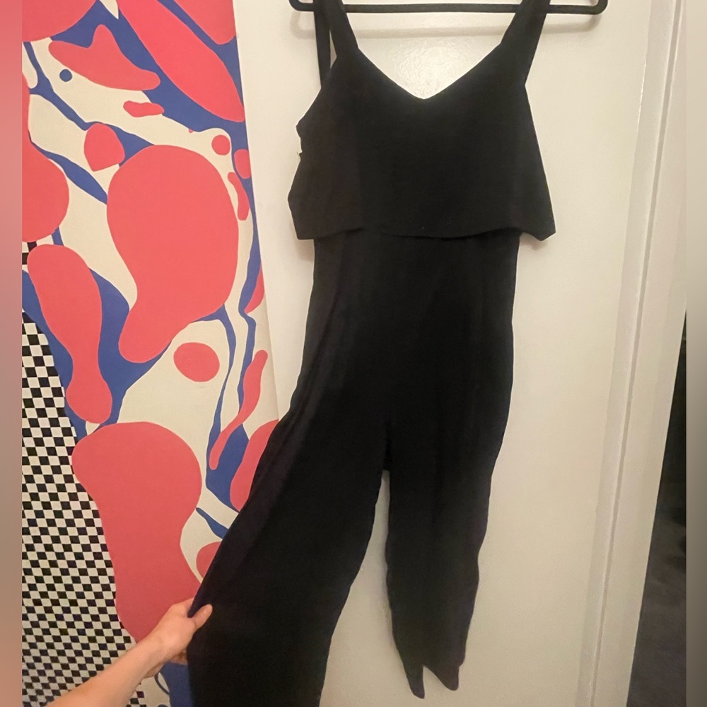 Whistles black jumpsuit with pockets